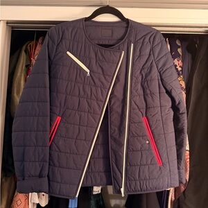 Lacoste Navy Quilted Jacket